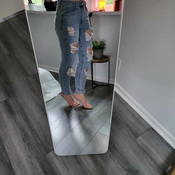 90s distressed high rise summer mom jeans - Picture 6 of 12